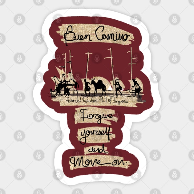 Camino quotes alto del perdon Sticker by CindyS